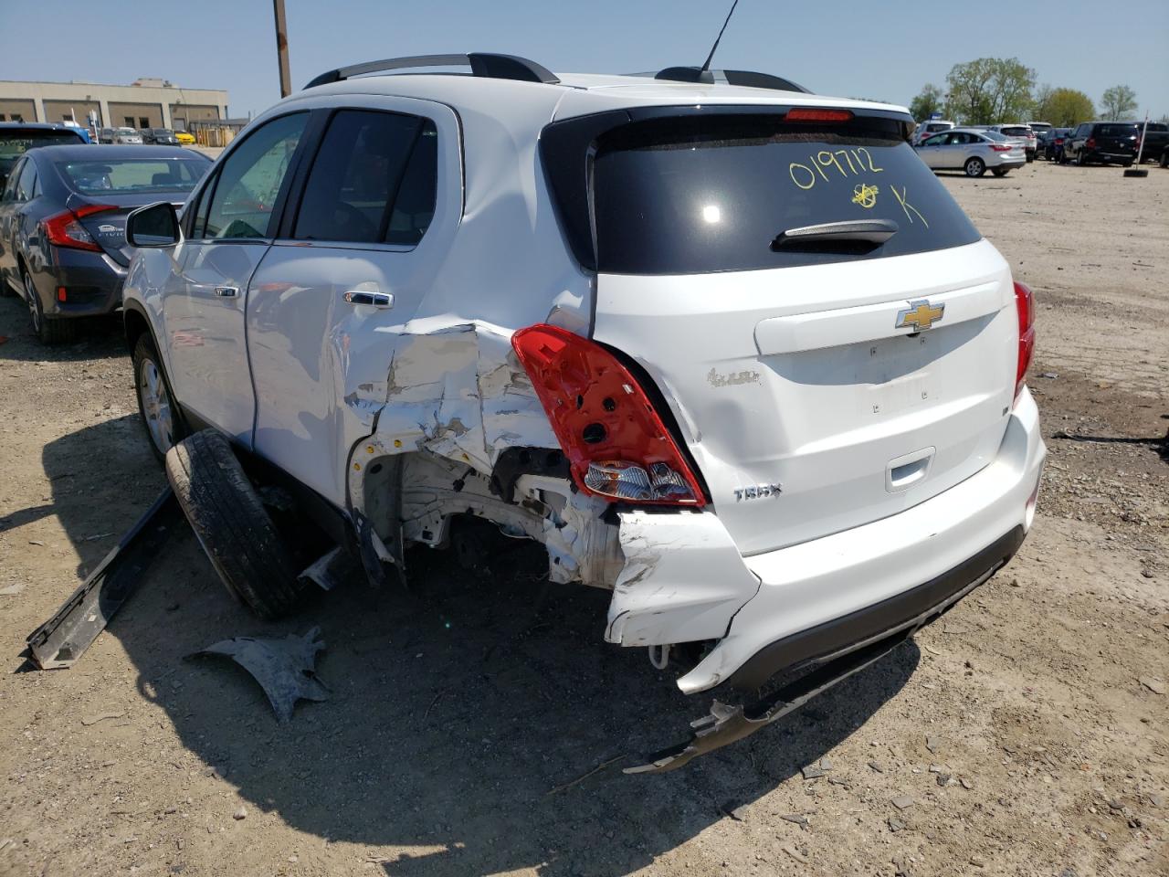Photo 3 from auction – 2020 CHEVROLET TRAX 1LT with VIN KL7CJLSB7LB019712