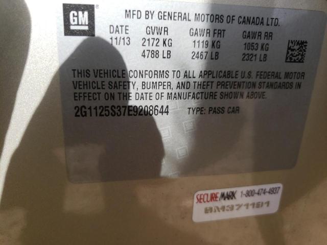 Photo 10 from auction – 2014 CHEVROLET IMPALA LT with VIN 2G1125S37E9208644