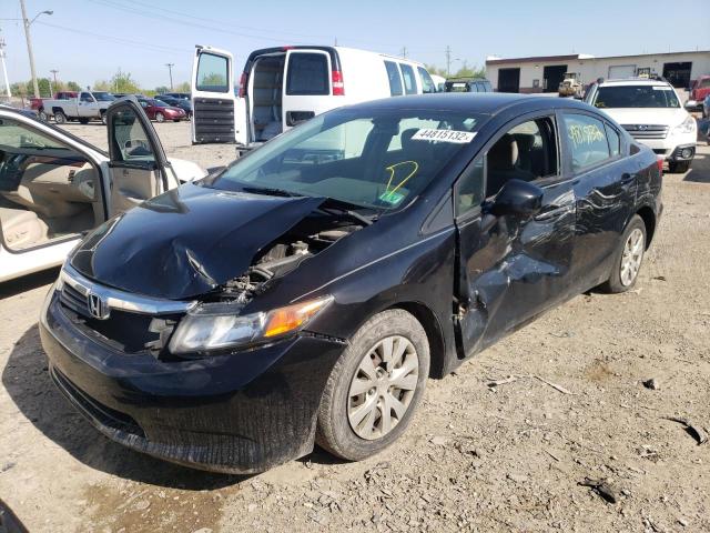 Photo 2 from auction – 2012 HONDA CIVIC LX with VIN 19XFB2F59CE078100