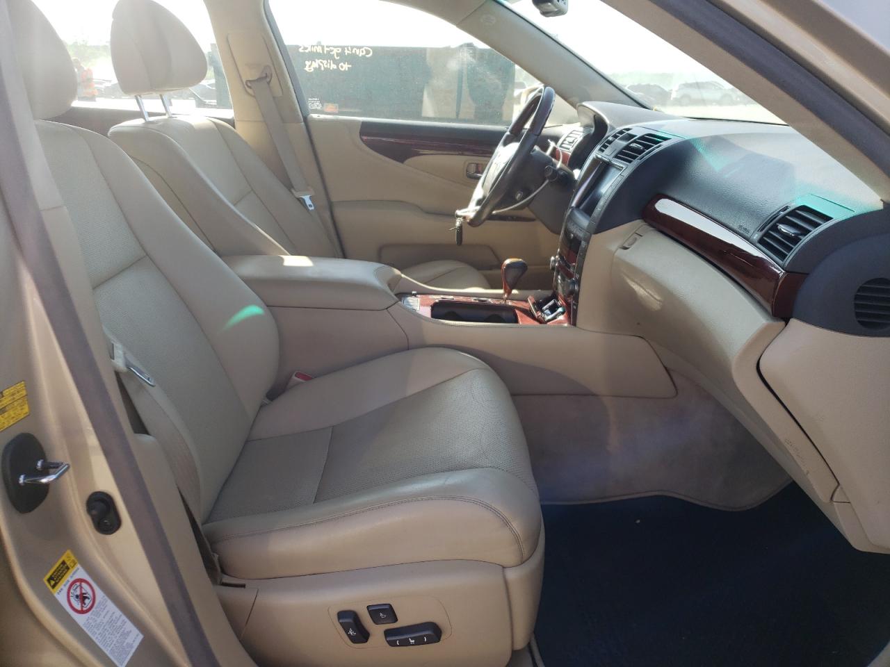 Photo 5 from auction – 2007 LEXUS LS 460L with VIN JTHGL46F775010092
