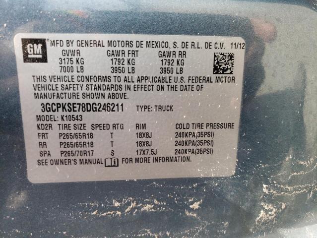 Photo 10 from auction – 2013 CHEVROLET SILVERADO with VIN 3GCPKSE78DG246211