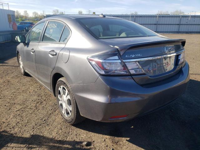 Photo 3 from auction – 2013 HONDA CIVIC HYBR with VIN 19XFB4F20DE200586