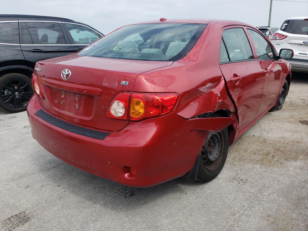 Photo 4 from auction – 2009 TOYOTA COROLLA BA with VIN JTDBL40E099037240