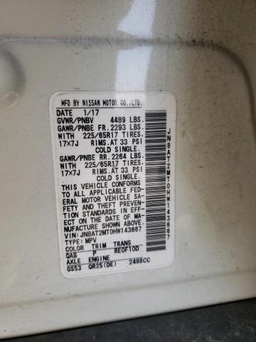 Photo 10 from auction – 2017 NISSAN ROGUE S with VIN JN8AT2MT0HW143667