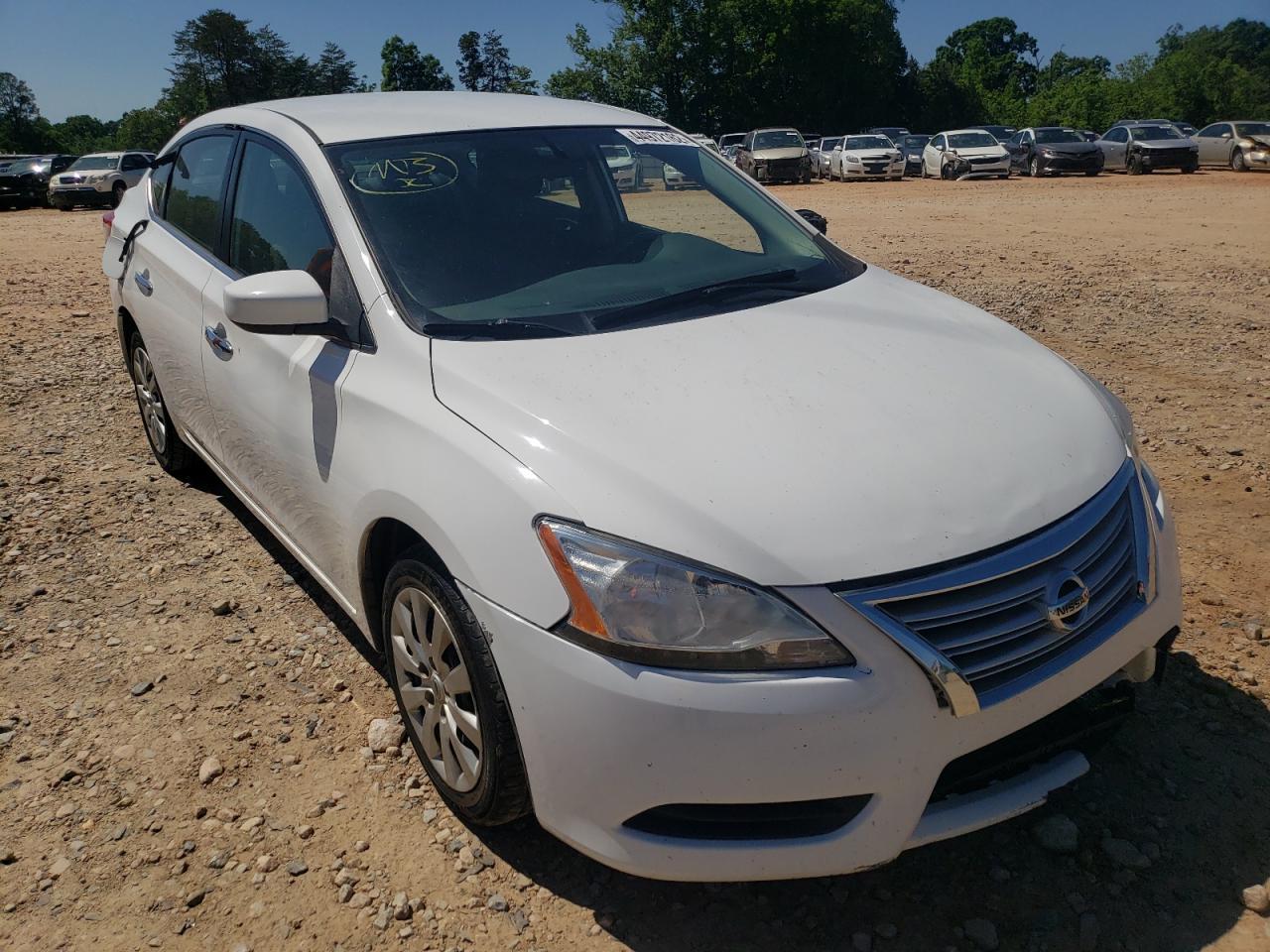 NISSAN SENTRA S 2015 with VIN 3N1AB7APXFL638032 - Photo from auction