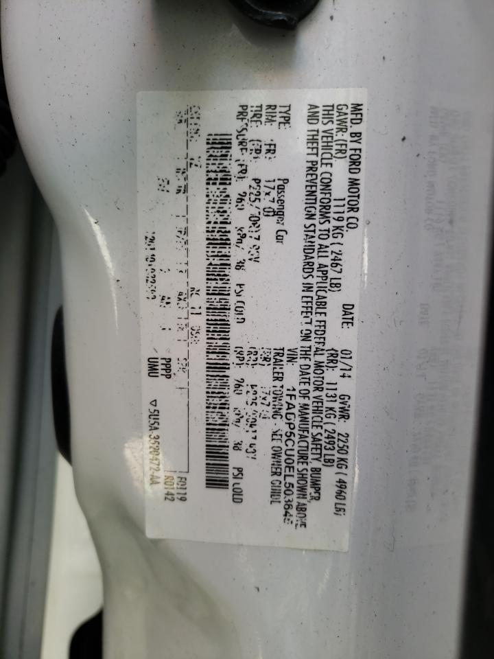 Photo 10 from auction – 2014 FORD C-MAX PREM with VIN 1FADP5CU0EL503645
