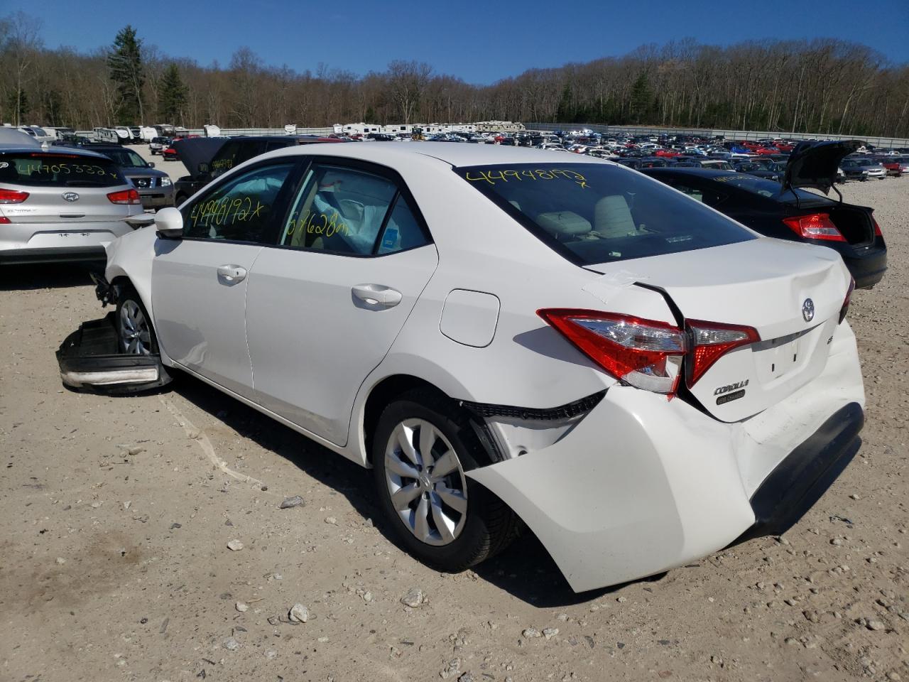 Photo 3 from auction – 2016 TOYOTA COROLLA L with VIN 2T1BURHE7GC494908