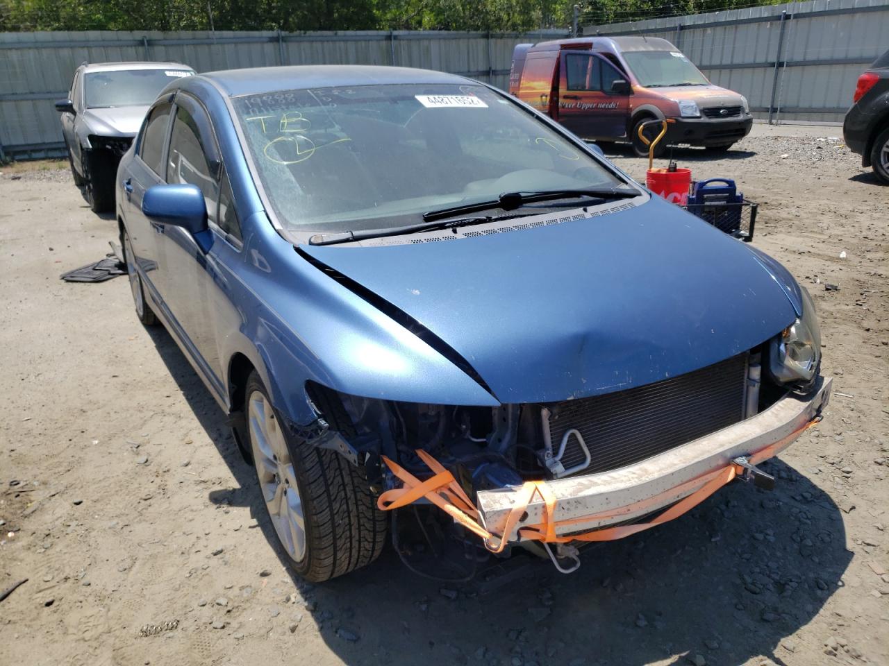 Photo 8 from auction – 2009 HONDA CIVIC LX with VIN 19XFA16529E019668