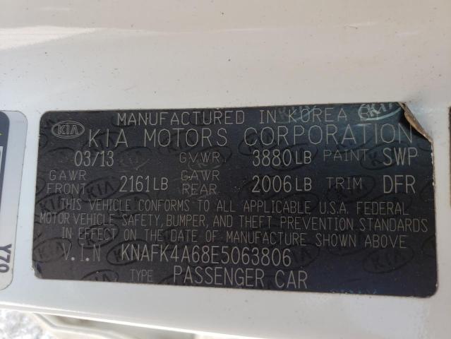 Photo 10 from auction – 2014 KIA FORTE LX with VIN KNAFK4A68E5063806