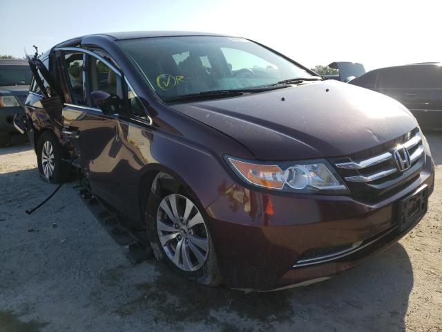 HONDA ODYSSEY EX 2015 with VIN 5FNRL5H49FB058492 - Photo from auction