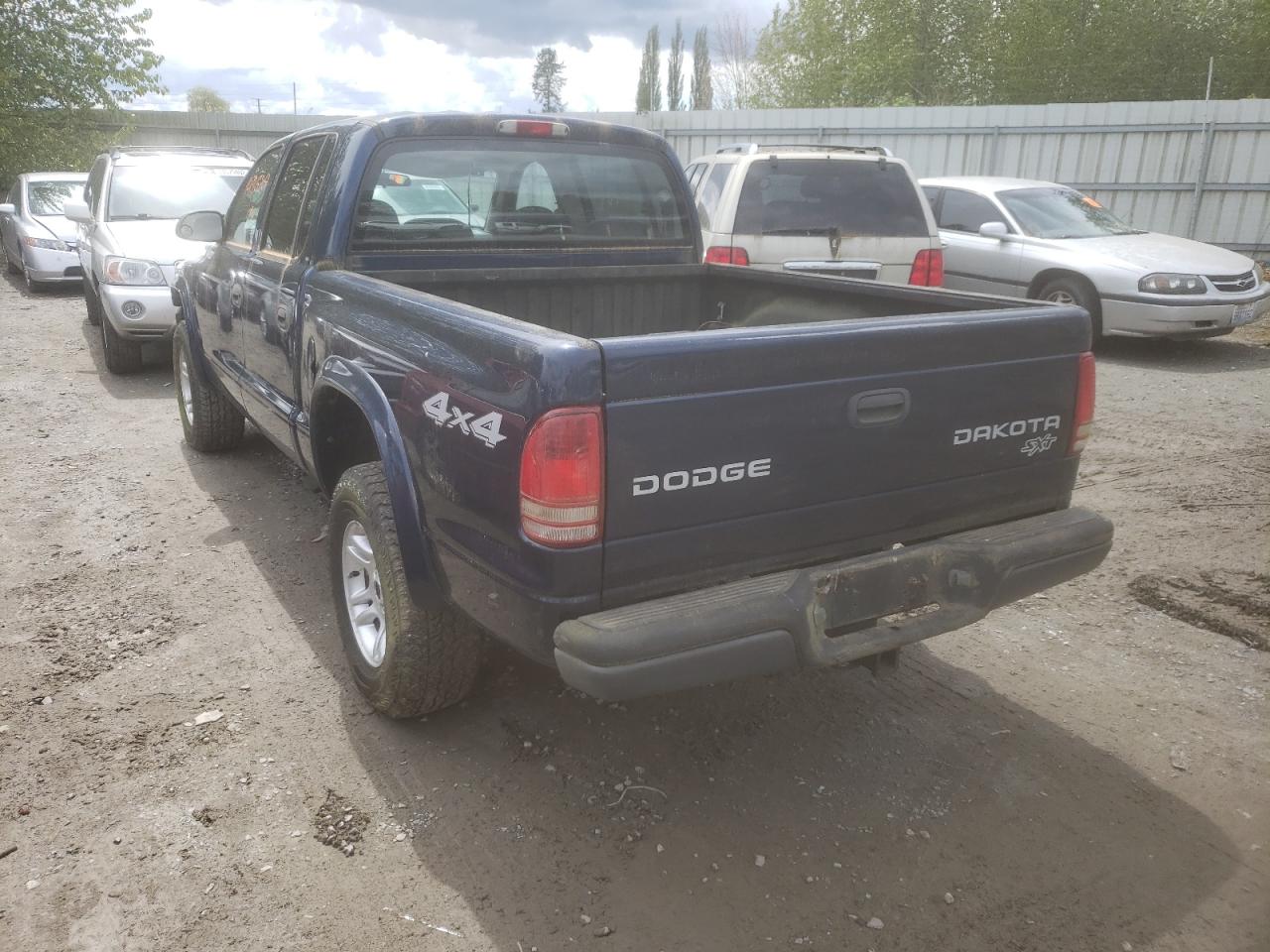 Photo 3 from auction – 2004 DODGE DAKOTA QUA with VIN 1D7HG38K64S597533