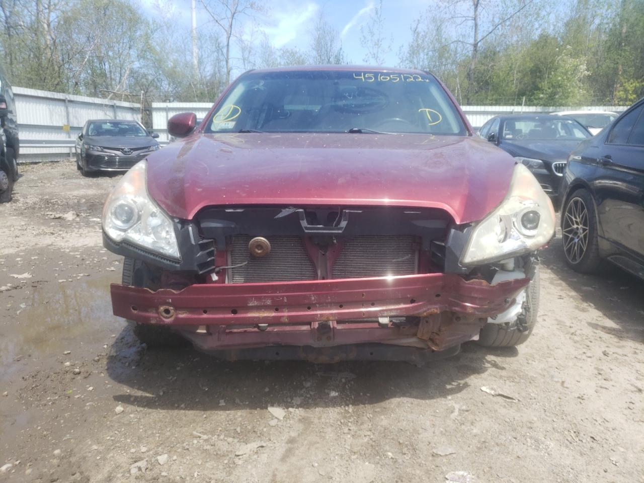 Photo 9 from auction – 2010 SUBARU LEGACY 2.5 with VIN 4S3BMBG62A3242873