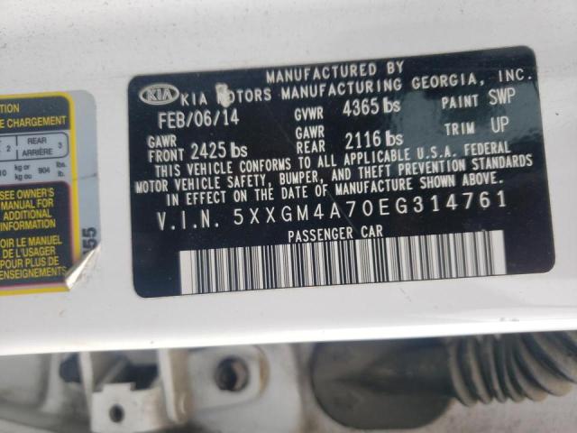 Photo 10 from auction – 2014 KIA OPTIMA LX with VIN 5XXGM4A70EG314761