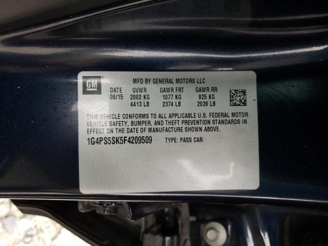 Photo 10 from auction – 2015 BUICK VERANO with VIN 1G4PS5SK5F4209509