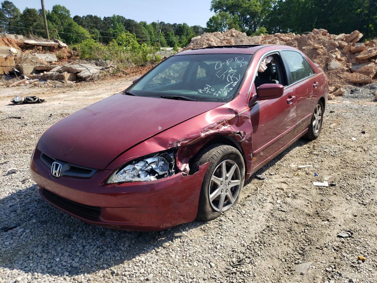 Photo 2 from auction – 2003 HONDA ACCORD EX with VIN 1HGCM66523A102276