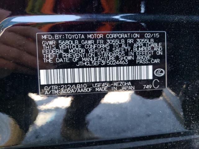 Photo 10 from auction – 2015 LEXUS LS 460 with VIN JTHCL5EF3F5024463