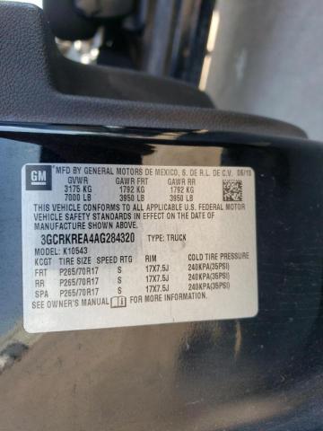 Photo 10 from auction – 2010 CHEVROLET SILVERADO with VIN 3GCRKREA4AG284320