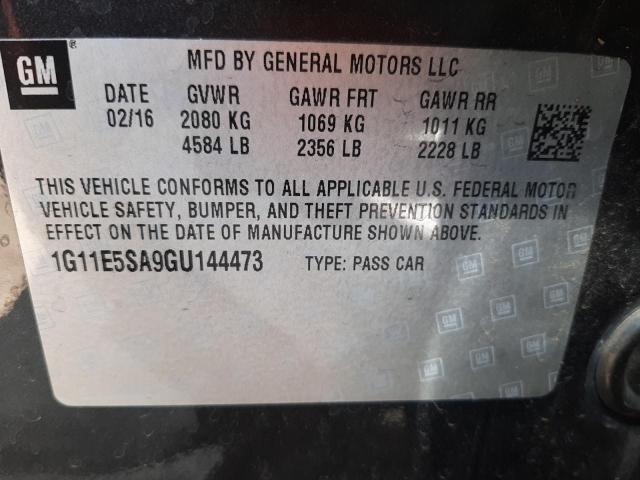 Photo 10 from auction – 2016 CHEVROLET MALIBU with VIN 1G11E5SA9GU144473