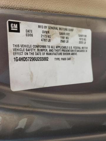 Photo 10 from auction – 2006 BUICK LUCERNE CX with VIN 1G4HD57296U203882