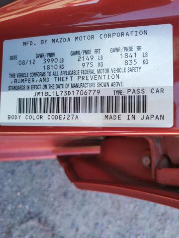 Photo 10 from auction – 2013 MAZDA 3 I with VIN JM1BL1L73D1706779