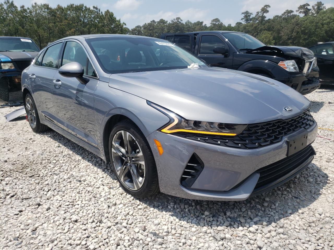 Photo 1 from auction – 2021 KIA K5 EX with VIN 5XXG34J26MG009206