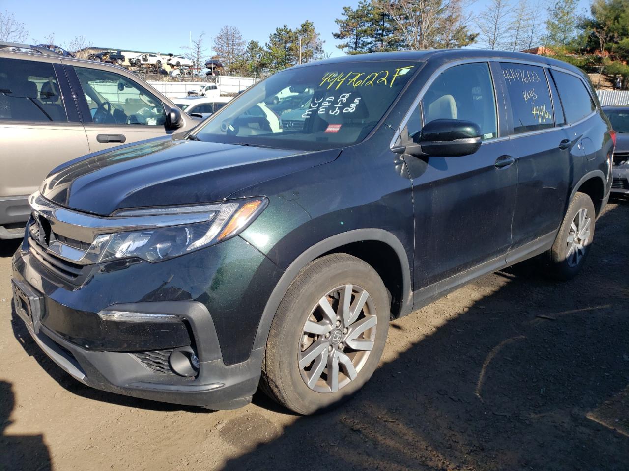 Photo 2 from auction – 2019 HONDA PILOT EXL with VIN 5FNYF6H51KB029323
