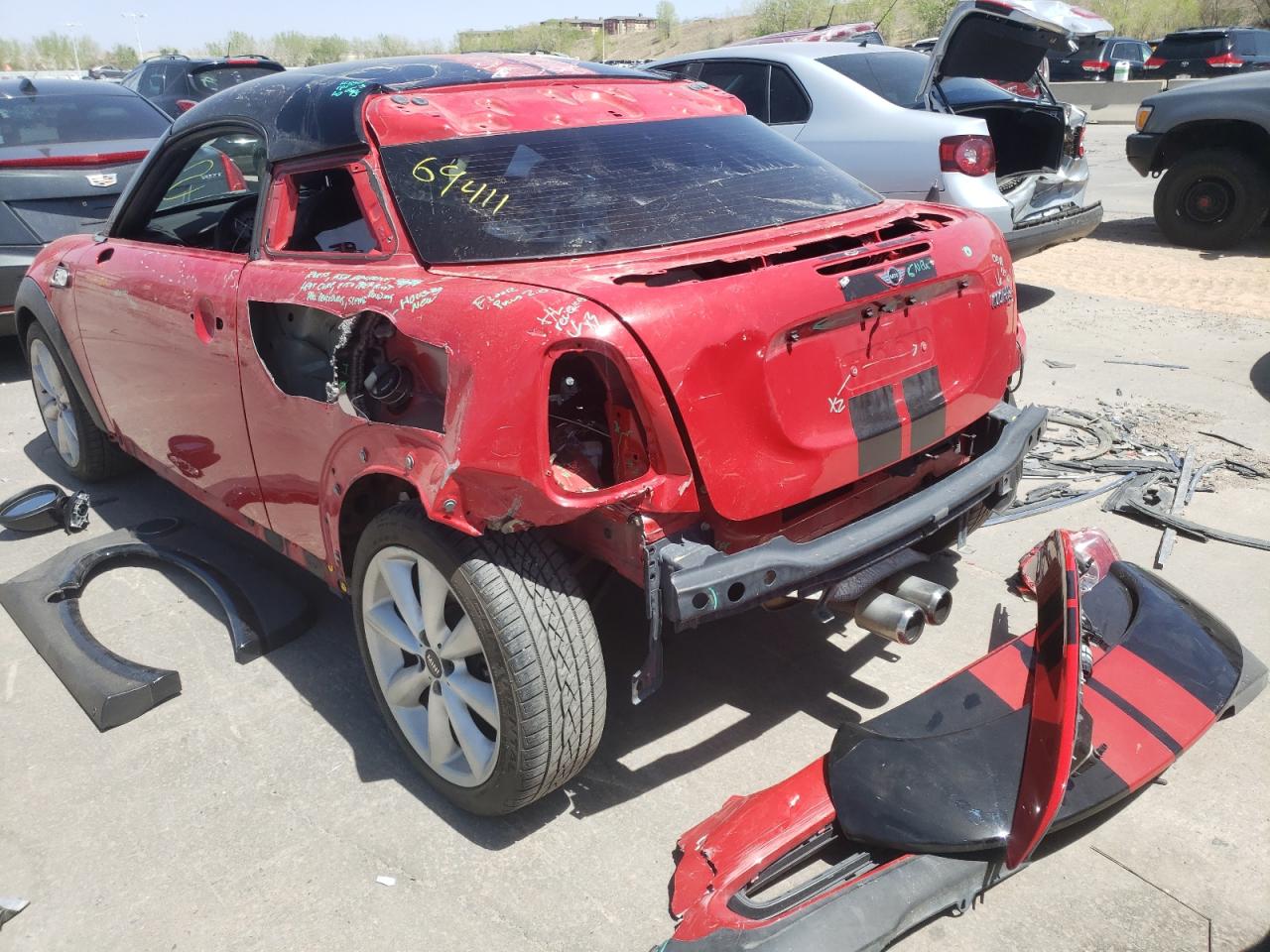 Photo 3 from auction – 2013 MINI COOPER COU with VIN WMWSX3C52DT466155