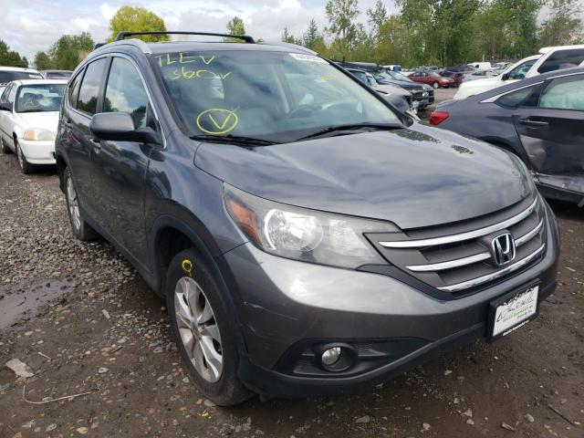 HONDA CR-V EXL 2014 with VIN 2HKRM4H71EH616286 - Photo from auction