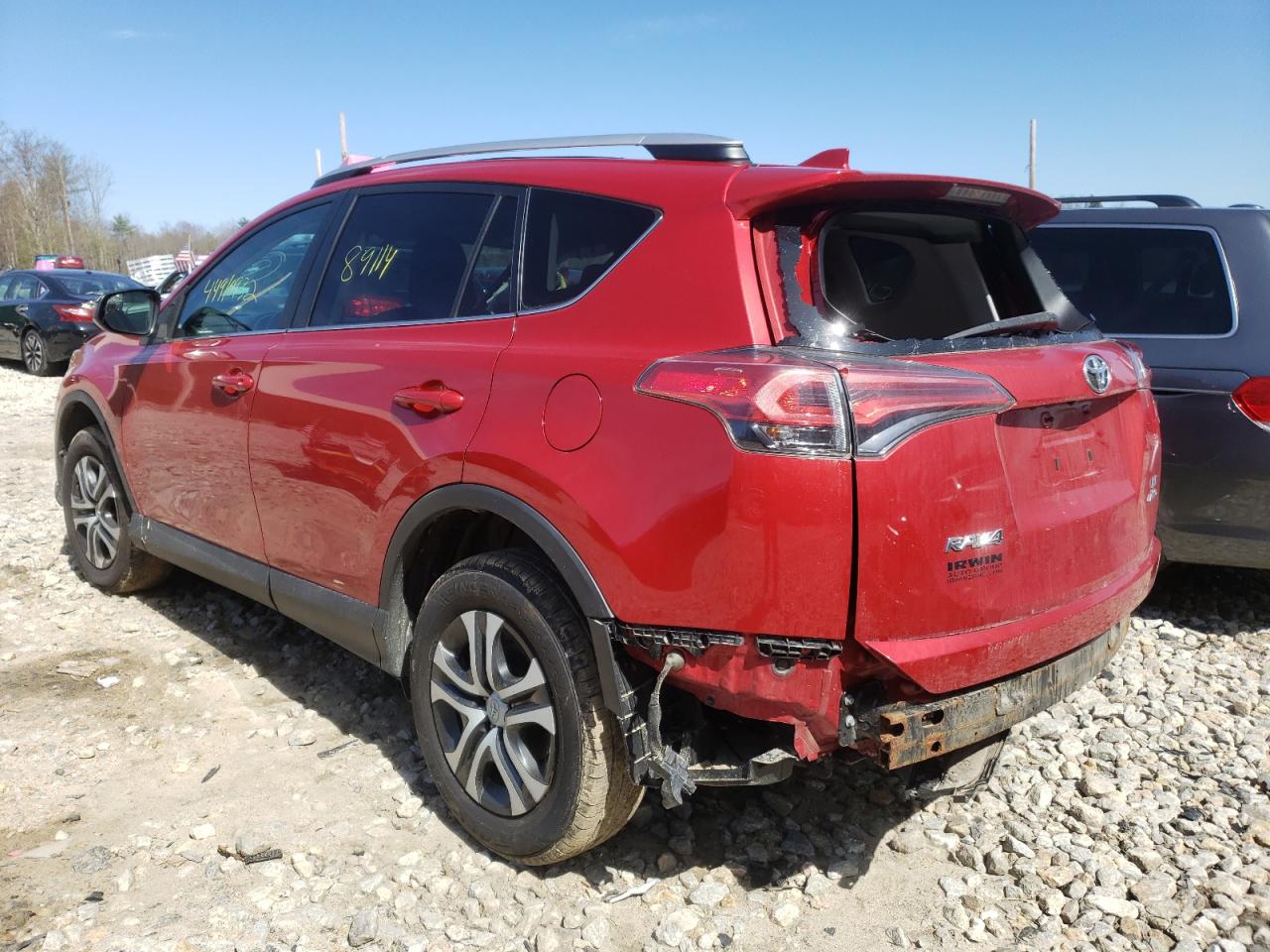 Photo 3 from auction – 2016 TOYOTA RAV4 LE with VIN 2T3BFREV7GW495836