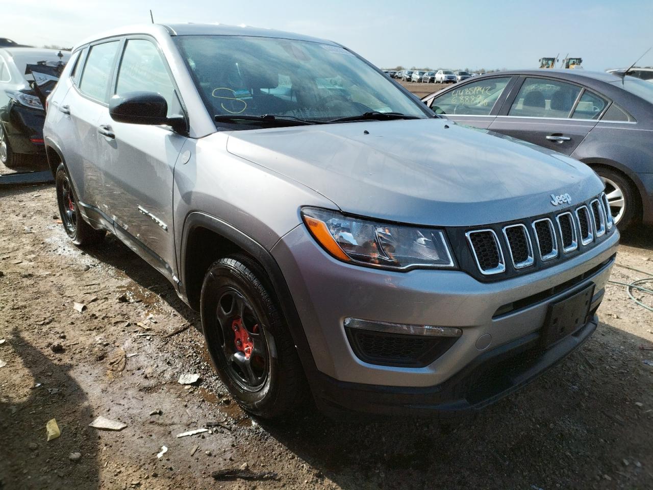 JEEP COMPASS SP 2018 with VIN 3C4NJCAB9JT227955 - Photo from auction