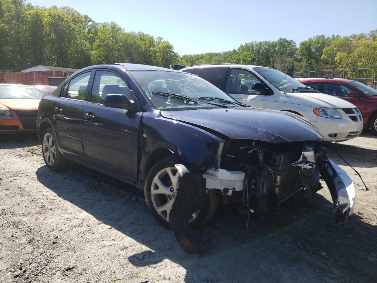 MAZDA 3 I 2008 with VIN JM1BK32G281155279 - Photo from auction