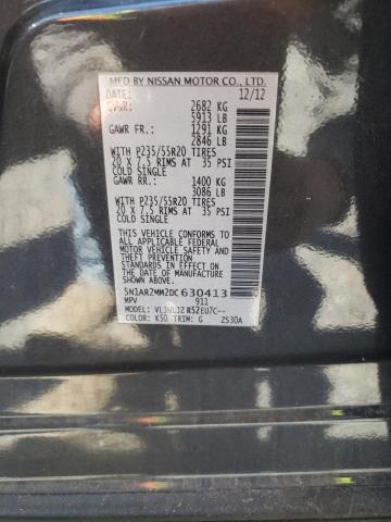 Photo 10 from auction – 2013 NISSAN PATHFINDER with VIN 5N1AR2MM2DC630413