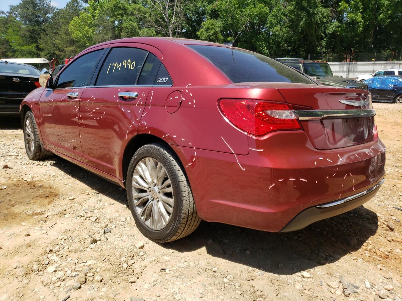 Photo 3 from auction – 2012 CHRYSLER 200 LIMITE with VIN 1C3CCBCB1CN137747