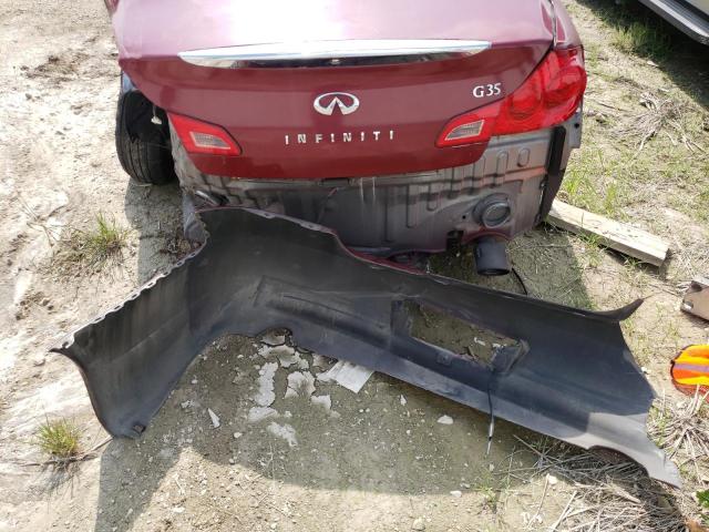 Photo 9 from auction – 2008 INFINITI G35 with VIN JNKBV61E08M204775