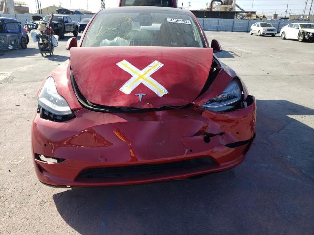 Photo 9 from auction – 2021 TESLA MODEL Y with VIN 5YJYGAEE5MF280854