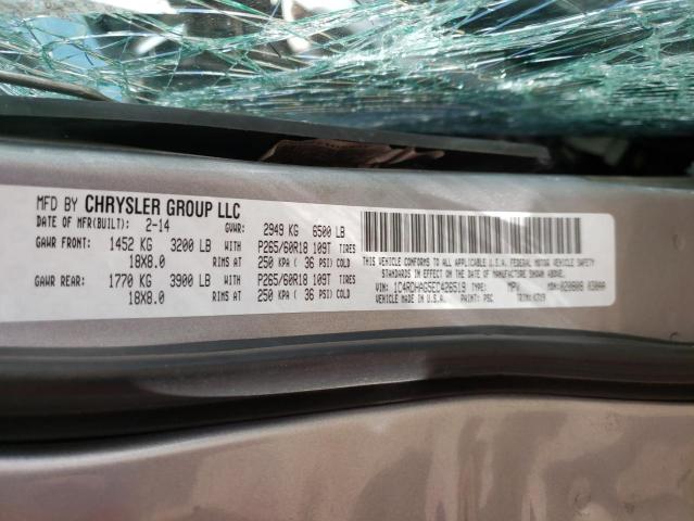 Photo 10 from auction – 2014 DODGE DURANGO SX with VIN 1C4RDHAG5EC426519