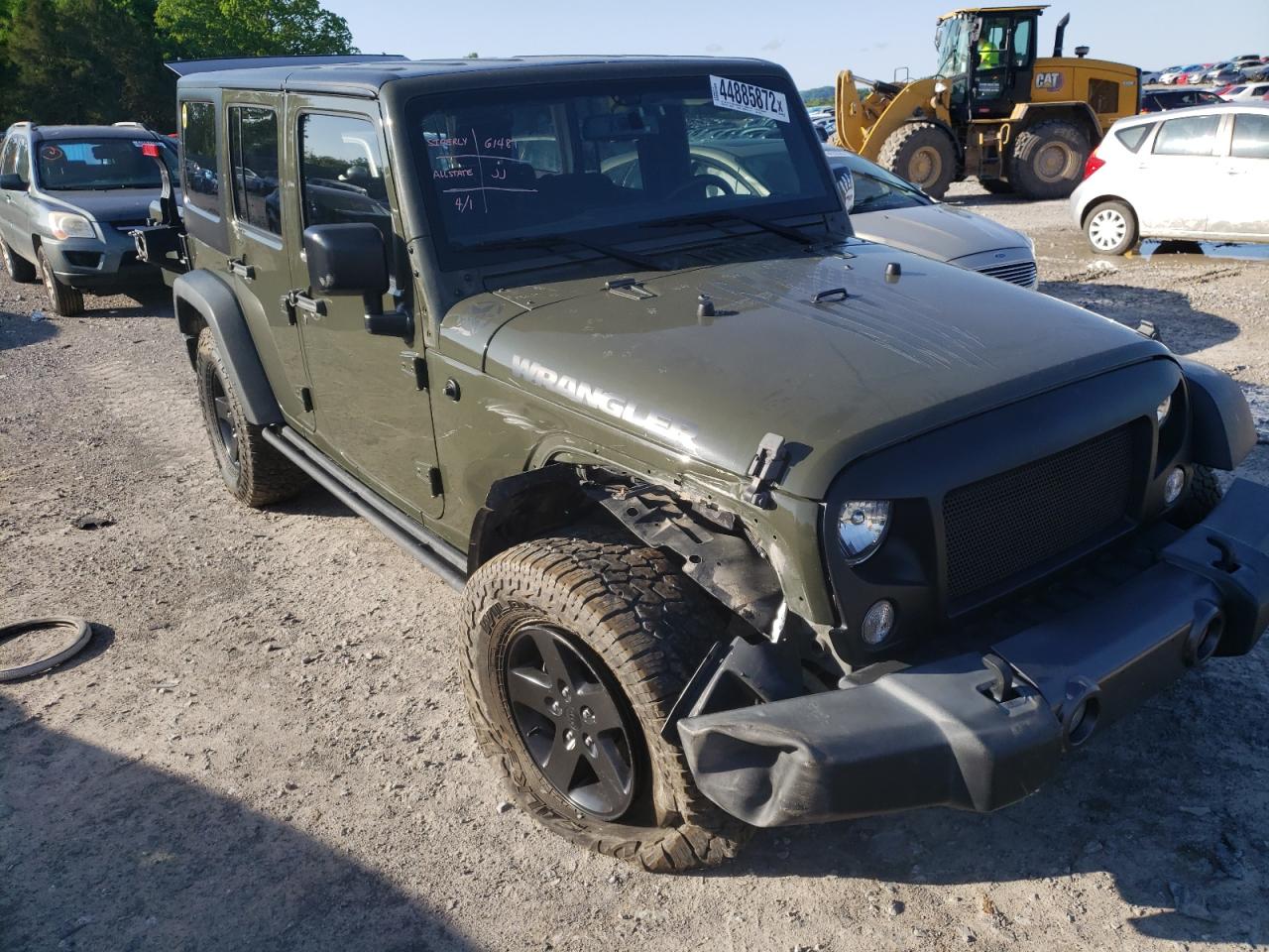 JEEP WRANGLER U 2016 with VIN 1C4BJWDGXGL114046 - Photo from auction