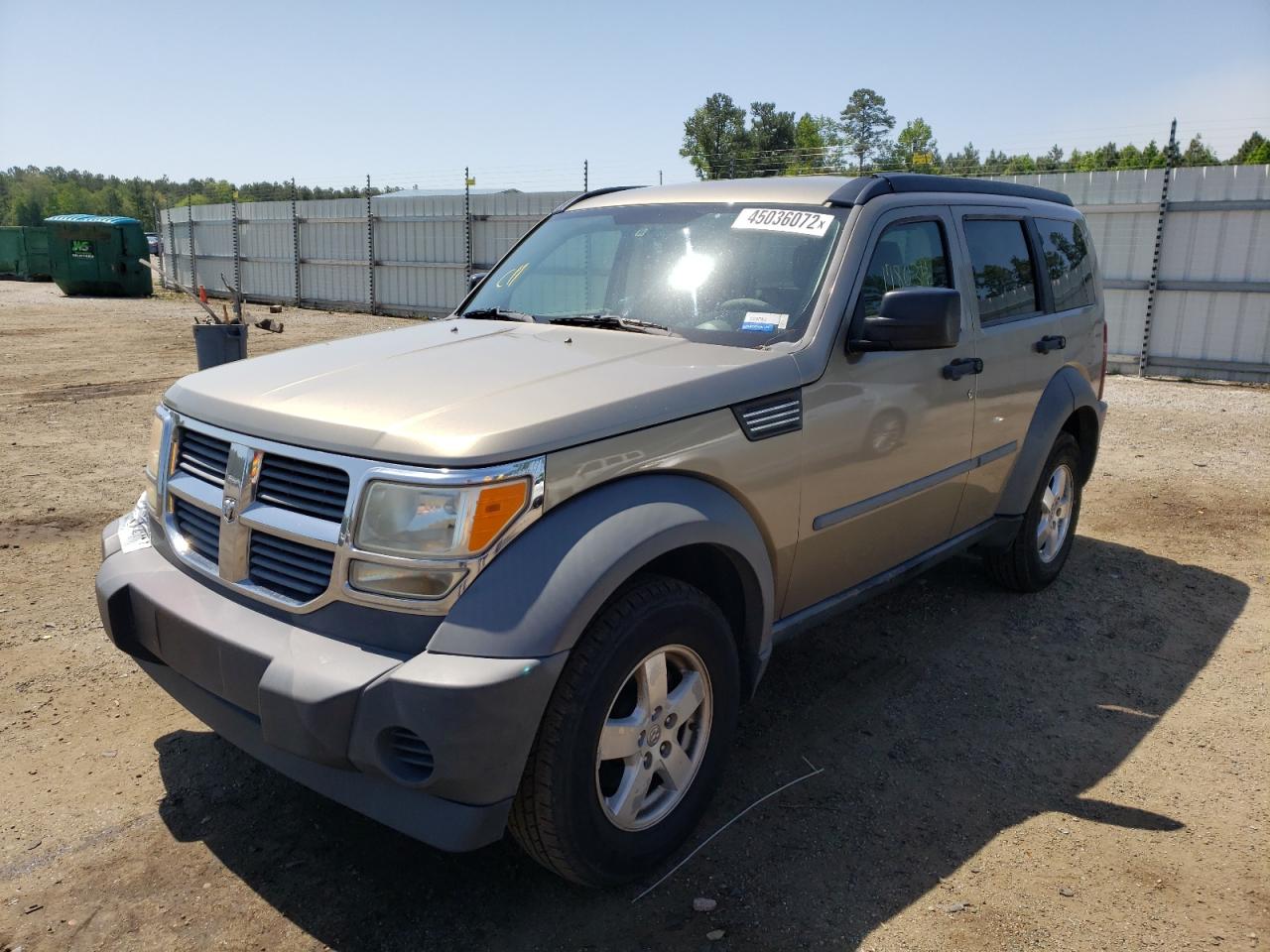 Photo 2 from auction – 2007 DODGE NITRO SXT with VIN 1D8GU28K87W518984