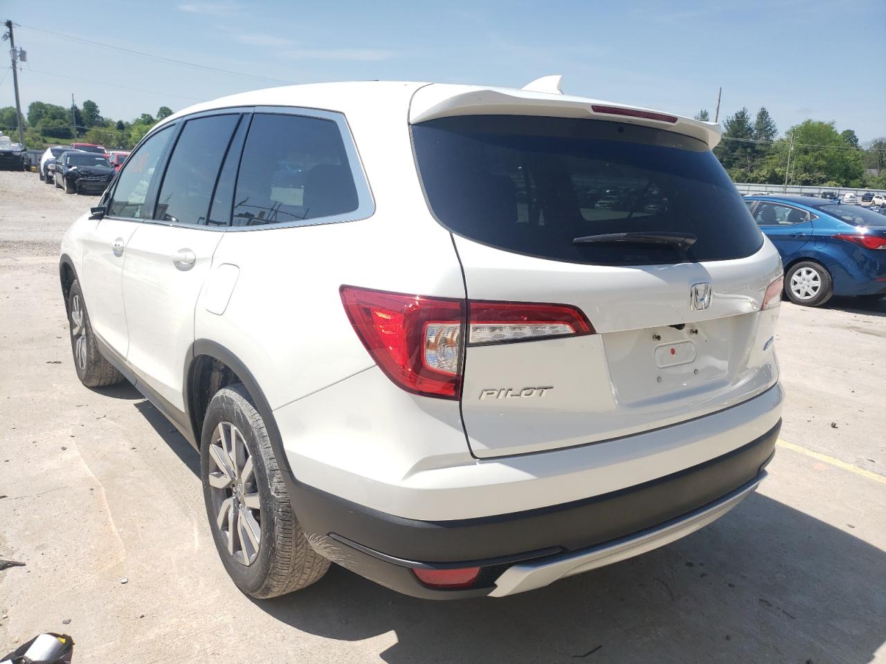 Photo 3 from auction – 2021 HONDA PILOT EX with VIN 5FNYF6H34MB062771