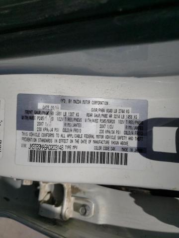 Photo 10 from auction – 2010 MAZDA CX-9 with VIN JM3TB3MA9A0203148