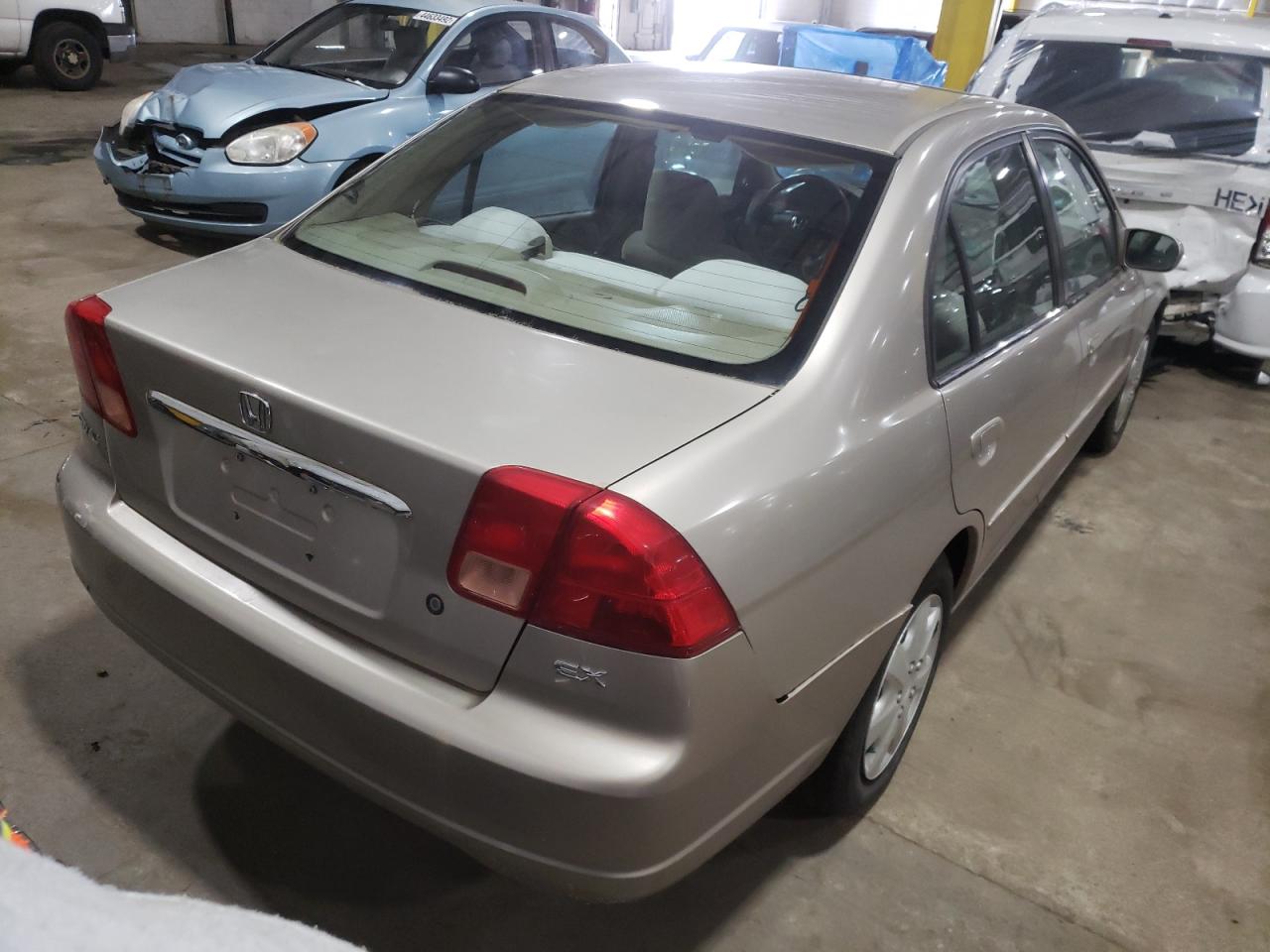 Photo 4 from auction – 2001 HONDA CIVIC EX with VIN 2HGES26711H547339