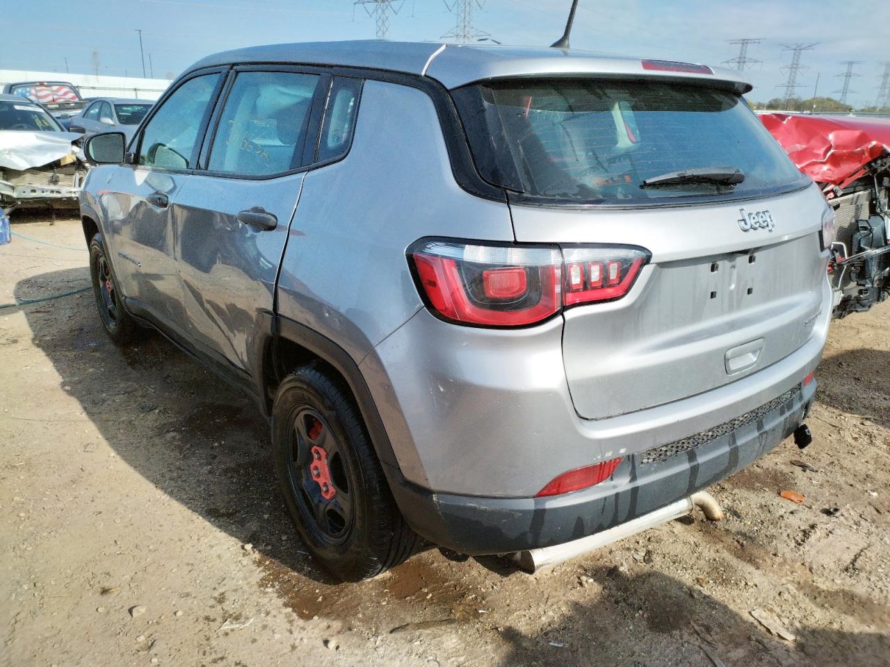 Photo 3 from auction – 2018 JEEP COMPASS SP with VIN 3C4NJCAB9JT227955