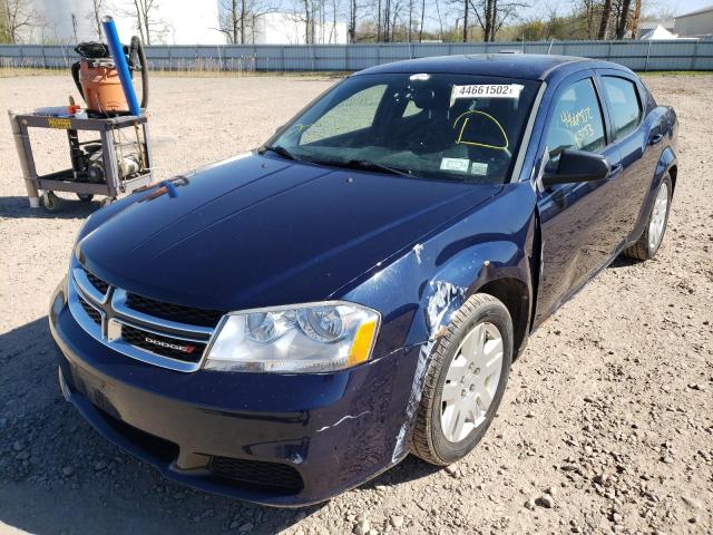 Photo 2 from auction – 2013 DODGE AVENGER SE with VIN 1C3CDZAG2DN750238
