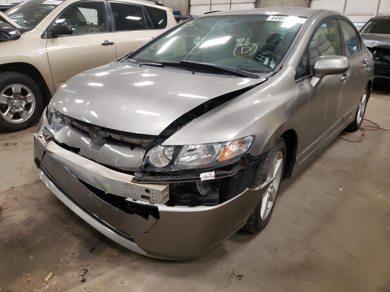Photo 2 from auction – 2007 HONDA CIVIC EX with VIN 1HGFA16837L048516