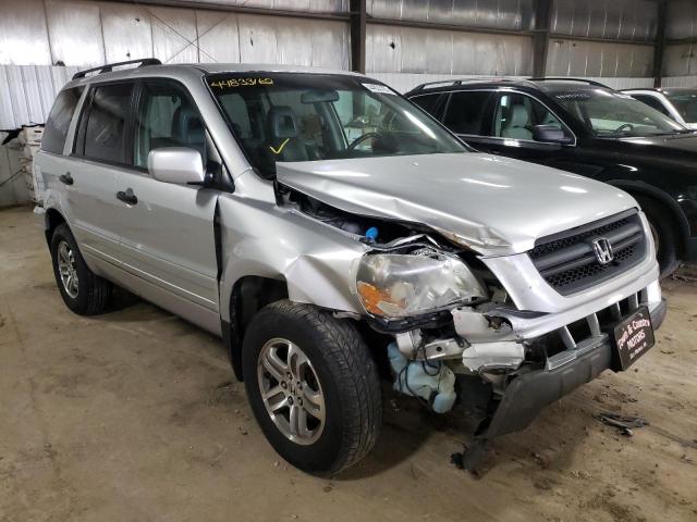 HONDA PILOT EXL 2005 with VIN 5FNYF18665B001260 - Photo from auction