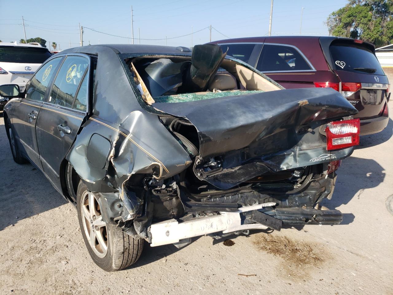 Photo 9 from auction – 2005 HONDA ACCORD with VIN 1HGCM56855A095119