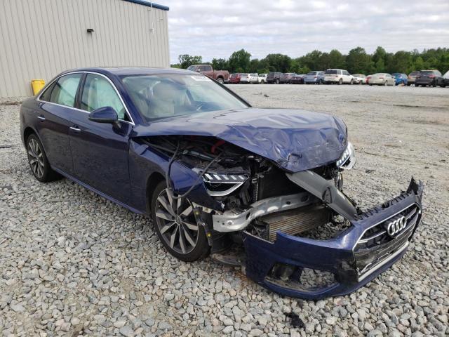 AUDI A4 2020 with VIN WAUHMAF44LN012650 - Photo from auction
