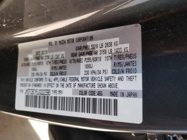 Photo 10 from auction – 2018 MAZDA CX-9 TOURI with VIN JM3TCBCY5J0222396