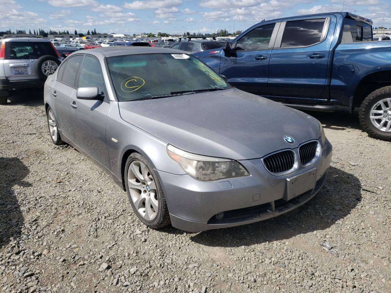 BMW 550 I 2007 with VIN WBANB53527CP07966 - Photo from auction