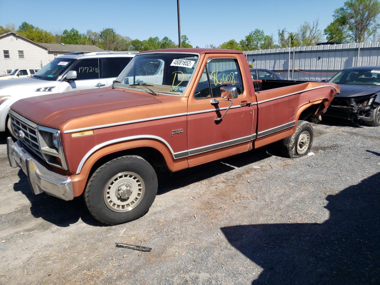 Photo 2 from auction – 1984 FORD F-150 with VIN 1FTEF15F3ENA35665
